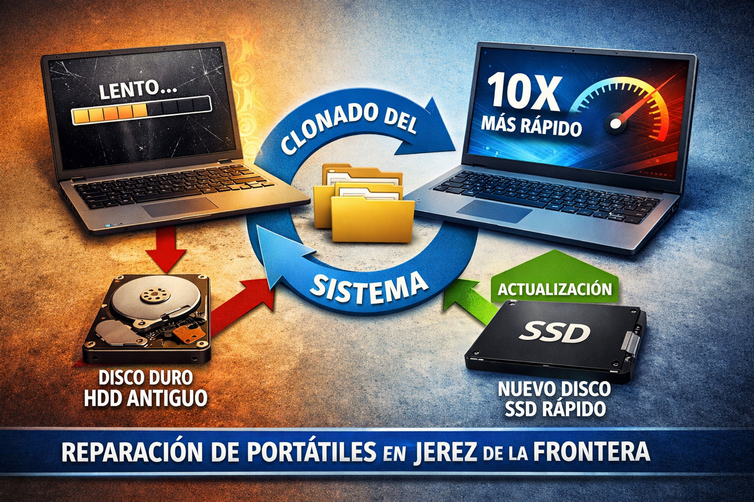 Reparar portátil en Jerez